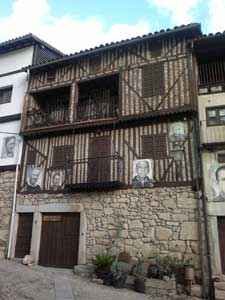 Fachada de Mogarraz