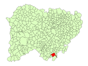 Localización de Béjar