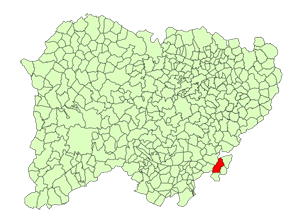 Localización de La Alberca