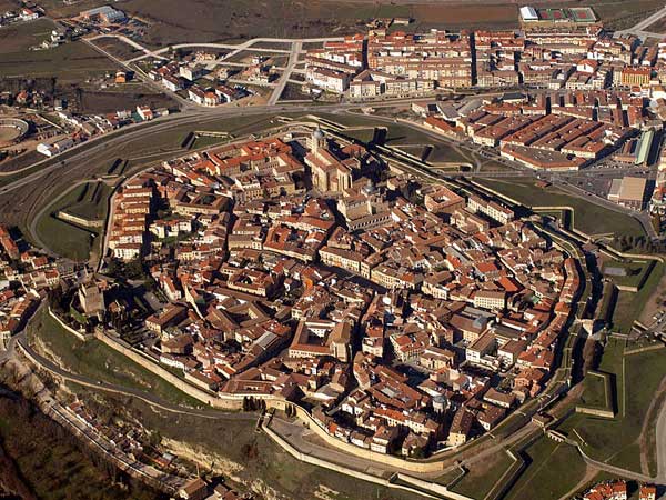 Vista aérea de Ciudad Rodrigo