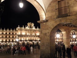 Plaza Mayor de noche